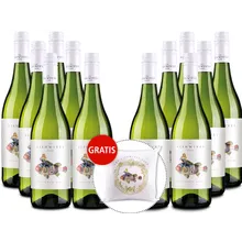 12er Weinpaket The Fishwives Club Sauvignon Blanc + Dekokissen gratis 12er Weinpaket The Fishwives Club Sauvignon Blanc + Dekokissen gratis