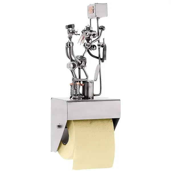 Metallpaar "heißes Date" Toilettenpapierhalter Metallpaar "heißes Date" Toilettenpapierhalter