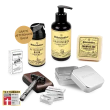 Störtebekker Shower & Shave Essential Set - Rasierhobel %27Hamburg%27 Schwarz Störtebekker Shower & Shave Essential Set - Rasierhobel %27Hamburg%27 Schwarz