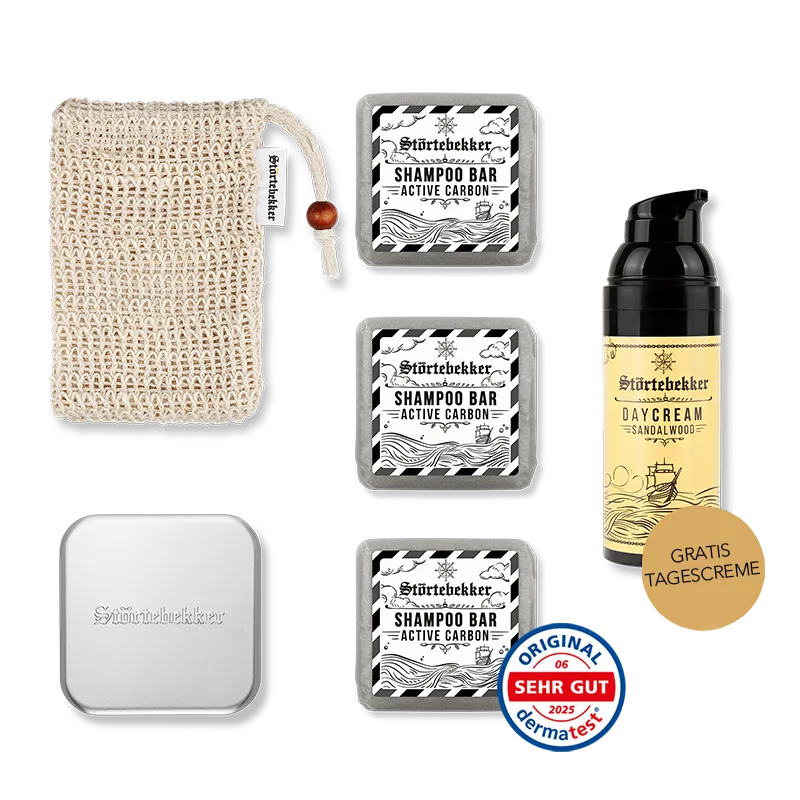 Störtebekker Dusch Routine Set inkl. GRATIS Tagescreme Störtebekker Dusch Routine Set inkl. GRATIS Tagescreme