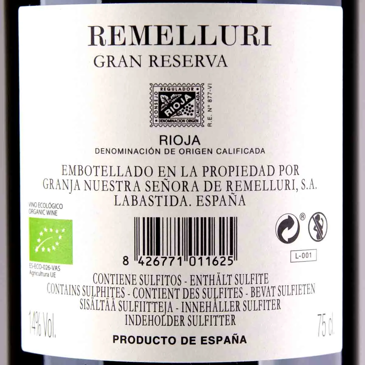 Remelluri Granja Gran Reserva Rioja DOCa – Bild 2