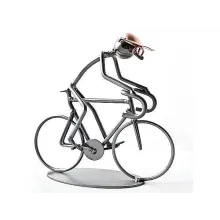 Metallmann Rennradfahrer - Wired Line Metallmann Rennradfahrer - Wired Line