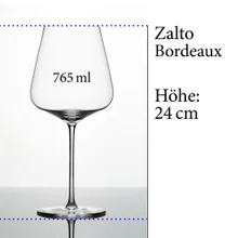Zalto Bordeaux Glas, mundgeblasen, 6er Set