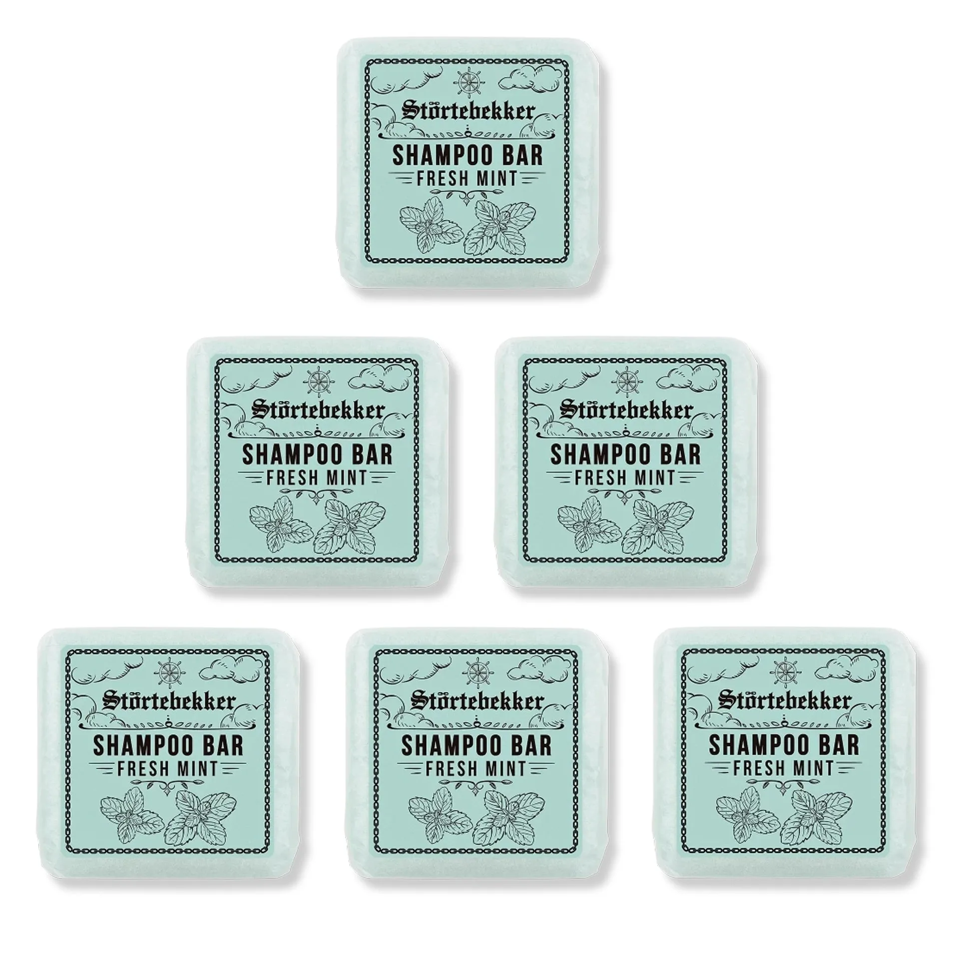 Störtebekker Festes Shampoo Fresh Mint - 100g Störtebekker Festes Shampoo Fresh Mint - 100g