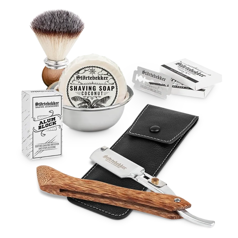 Störtebekker Rasierset - Rasiermesser %27Heartwood%27 Störtebekker Rasierset - Rasiermesser %27Heartwood%27