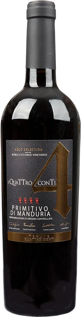 Conti Zecca I Quattro Gold Primitivo di Manduria Conti Zecca I Quattro Gold Primitivo di Manduria