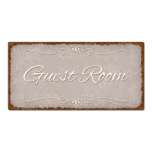 Dekoschild im Vintage Look mit Wunschtext 200 x 100mm taupe/braun Dekoschild im Vintage Look mit Wunschtext 200 x 100mm taupe/braun