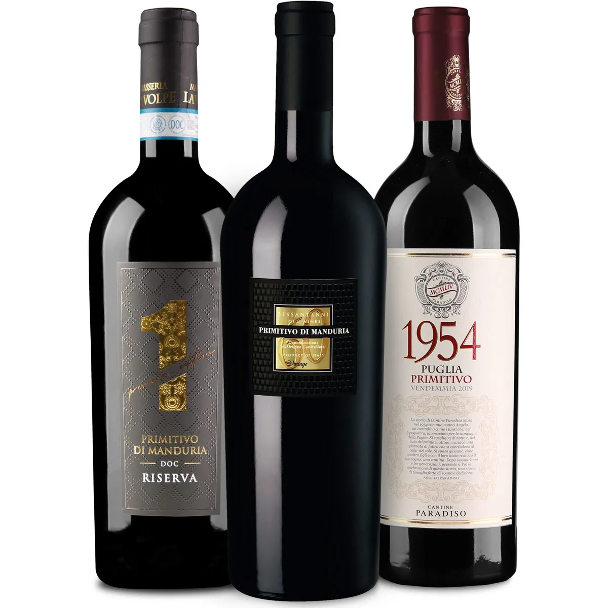 3er Probierpaket Premium Weine aus Apulien 3er Probierpaket Premium Weine aus Apulien