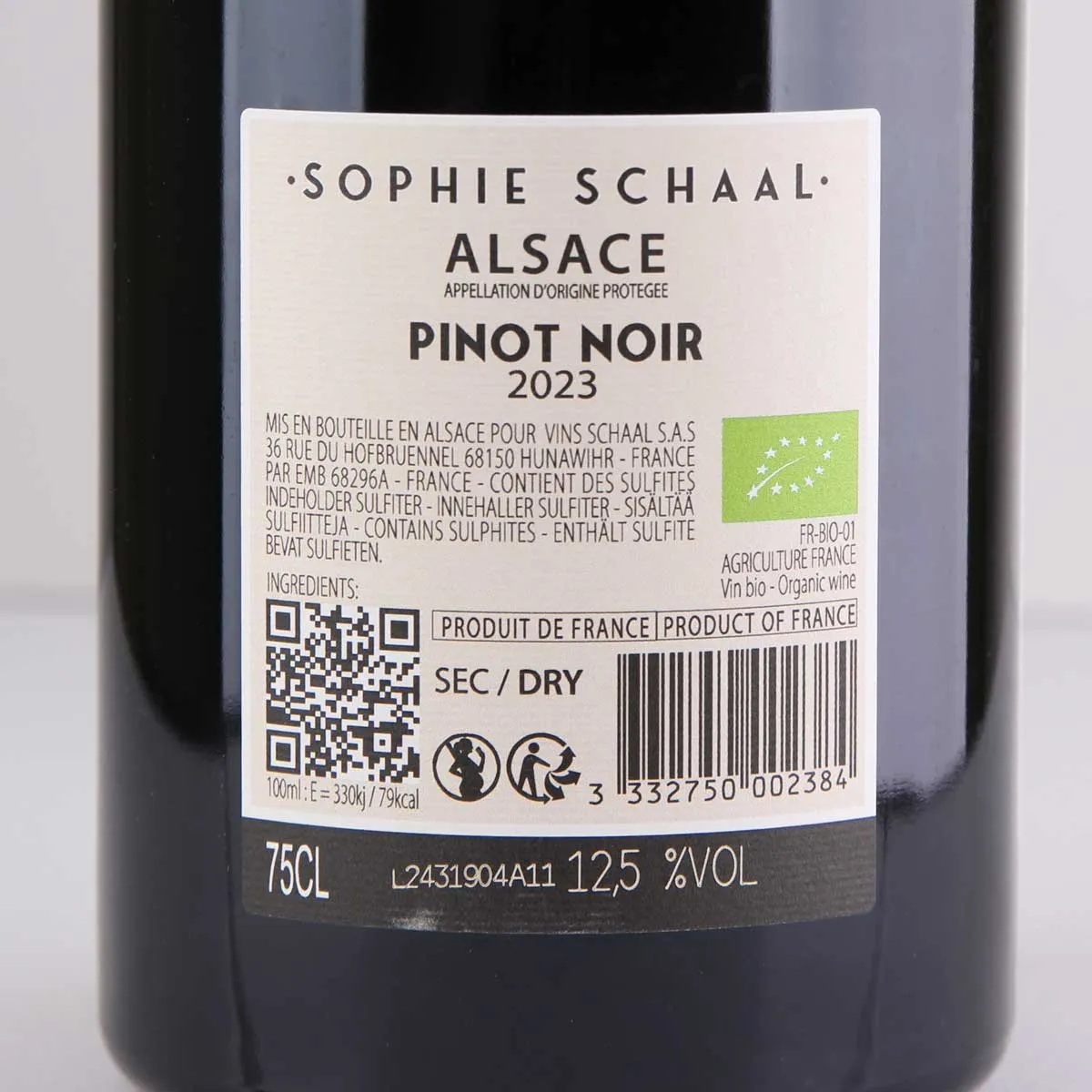 Sophie Schaal Alsace Pinot Noir AOC – Bild 2
