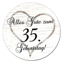 Geschenk zum 35. Geburtstag - Schild im Vintage Design Geschenk zum 35. Geburtstag - Schild im Vintage Design