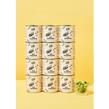 Grüne Bio Edamame in der Dose 12 x 130 g Grüne Bio Edamame in der Dose 12 x 130 g