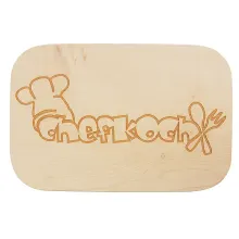 Schneidbrett aus Holz Motiv Chefkoch Schneidbrett aus Holz Motiv Chefkoch