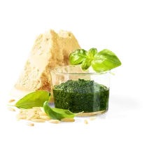 Basilikumpesto frisch mit Knoblauch Basilikumpesto frisch mit Knoblauch