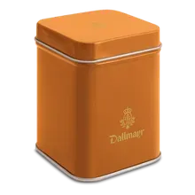 Teedose leer, orangeDallmayr Logo, Inhalt 50g Teedose leer, orangeDallmayr Logo, Inhalt 50g