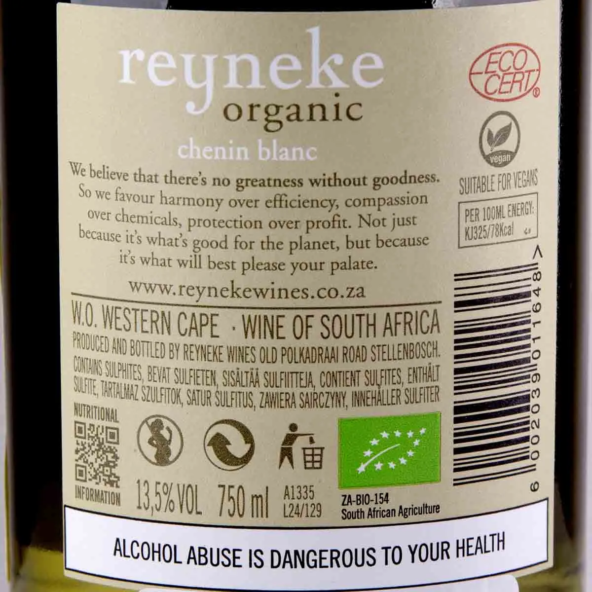 Reyneke Organic Chenin Blanc – Bild 2