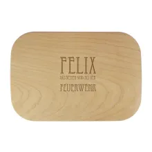 Feuerwehrgeschenk für Mann oder Frau mit Name 28x19 cm Feuerwehrgeschenk für Mann oder Frau mit Name 28x19 cm