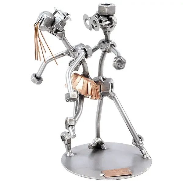 Schraubenmann und Schraubenfrau - Paar beim Tanzen Schraubenmann und Schraubenfrau - Paar beim Tanzen