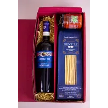 Vinolisa Selezione Präsent "A Tavola!" - Wein und Feinkost in hochwertiger Geschenkverpackung