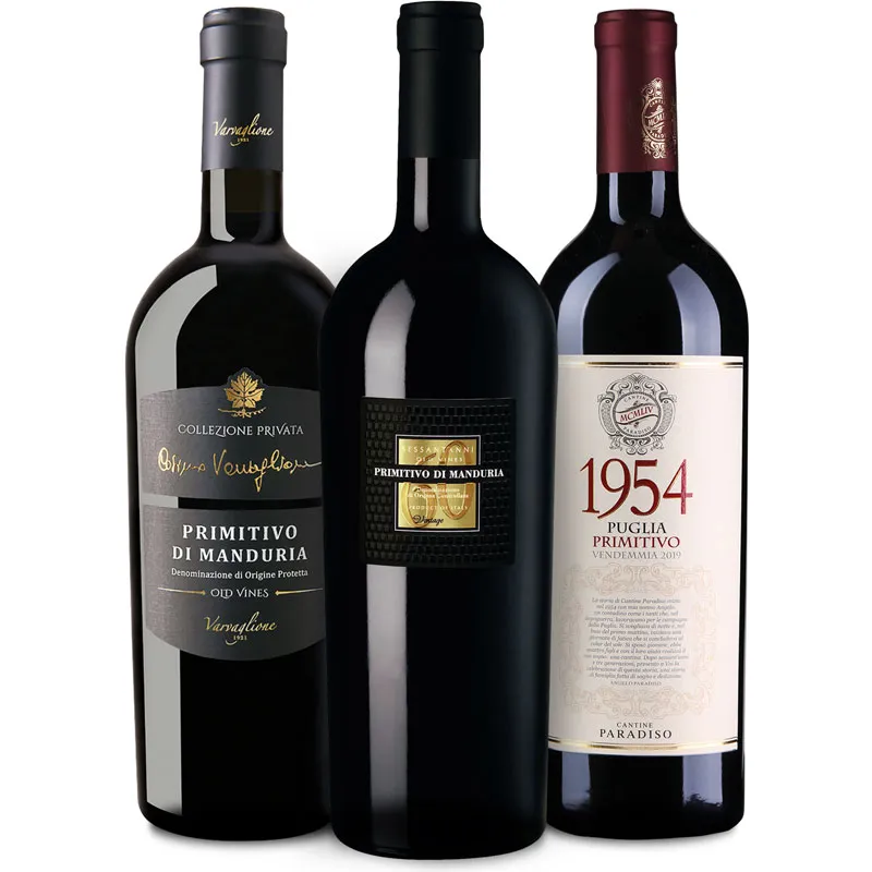 3er Probierpaket Premium Weine aus Apulien 3er Probierpaket Premium Weine aus Apulien