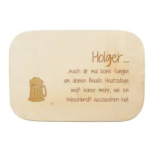 Frühstücksbrettchen mit Name, Spruch und Wunschsymbol 28 x 19 cm Frühstücksbrettchen mit Name, Spruch und Wunschsymbol 28 x 19 cm