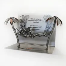 Schraubenmännchen "Rentner unter Palmen" – Humorvolle Dekofigur für Ruhestand und Urlaubsfeeling Schraubenmännchen "Rentner unter Palmen" – Humorvolle Dekofigur für Ruhestand und Urlaubsfeeling