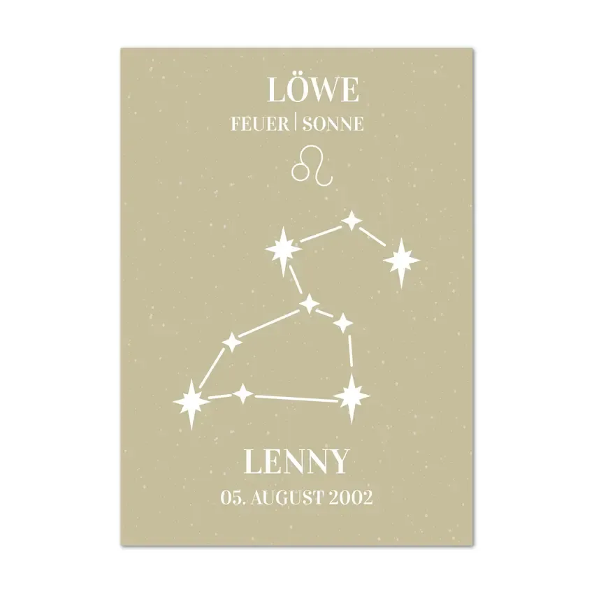 Sternzeichen-Schild - mehrere Größen  Sternzeichen-Schild - mehrere Größen