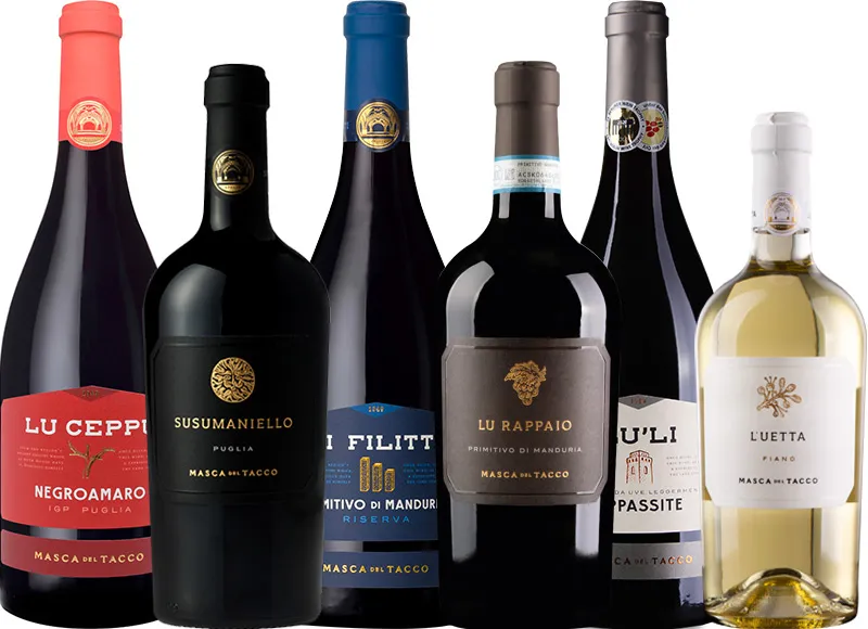 6er Probierpaket Masca del Tacco 6er Probierpaket Masca del Tacco