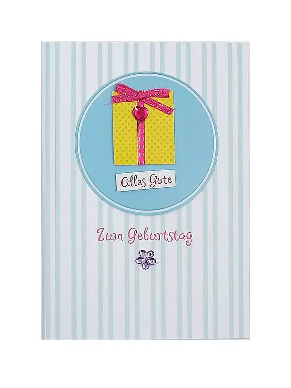 Geburtstagskarte zum Geburtstag mit Briefumschlag Geburtstagskarte zum Geburtstag mit Briefumschlag