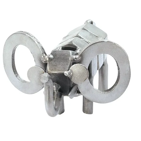 Metallfigur kleiner Elefant Metallfigur kleiner Elefant