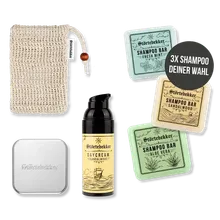 Störtebekker Dusch Routine Set inkl. GRATIS Tagescreme - 3x festes Shampoo nach Wahl Störtebekker Dusch Routine Set inkl. GRATIS Tagescreme - 3x festes Shampoo nach Wahl