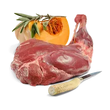 Rehkeule m. Knochen Keule Rehkeule m. Knochen Keule
