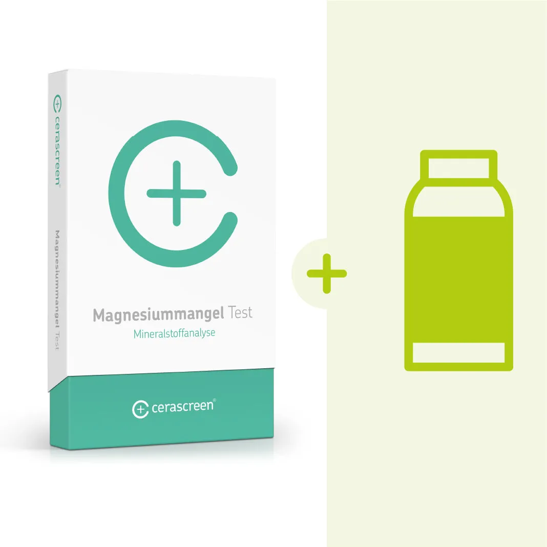 Magnesium-Vorsorgeset: Test + Supplement Magnesium-Vorsorgeset: Test + Supplement