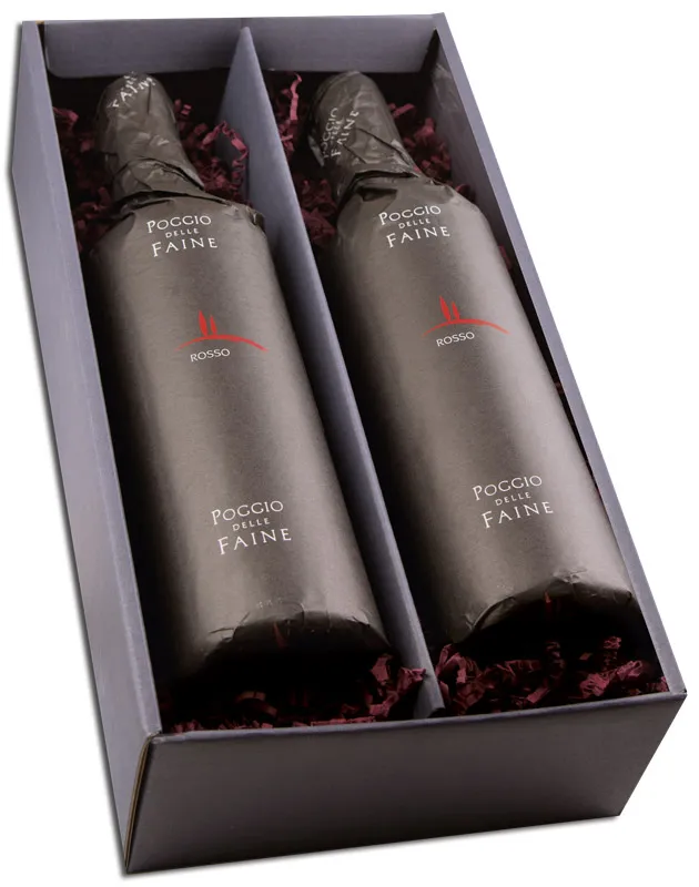 2er Wein-Geschenkset Poggio delle Faine Rosso IGT 2er Wein-Geschenkset Poggio delle Faine Rosso IGT