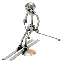 Schraubenmännchen Skifahrer Slalom Schraubenmännchen Skifahrer Slalom