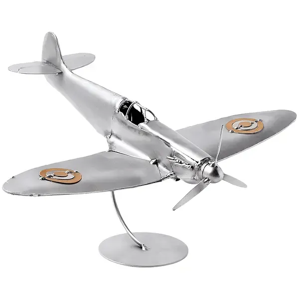 Spitfire Modellflugzeug aus Metall - Spannweite 35cm Spitfire Modellflugzeug aus Metall - Spannweite 35cm