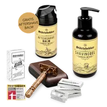 Störtebekker Rise ‘n’ Shine Shaving Set - Rasierhobel 'Hamburg' Rosé - Gold Störtebekker Rise ‘n’ Shine Shaving Set - Rasierhobel 'Hamburg' Rosé - Gold