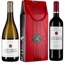 Luis Cañas Rioja Alavesa 2 Flaschen Wein im Geschenkpaket Luis Cañas Rioja Alavesa 2 Flaschen Wein im Geschenkpaket