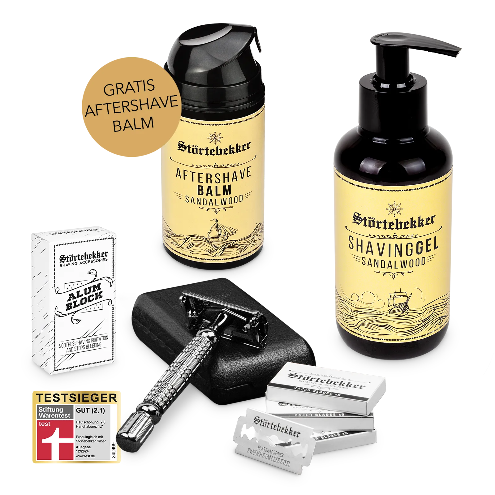 Störtebekker Rise ‘n’ Shine Shaving Set - Rasierhobel %27Hamburg%27 Schwarz Störtebekker Rise ‘n’ Shine Shaving Set - Rasierhobel %27Hamburg%27 Schwarz