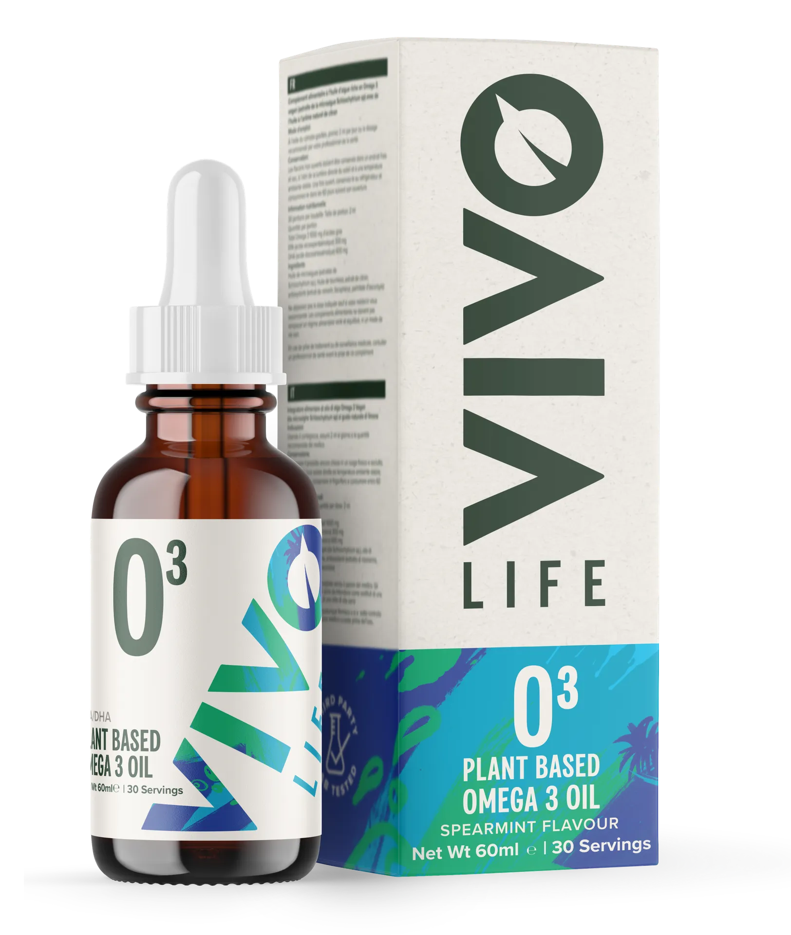 Vegane Omega-3-Tropfen (Grüne Minze) Vegane Omega-3-Tropfen (Grüne Minze)