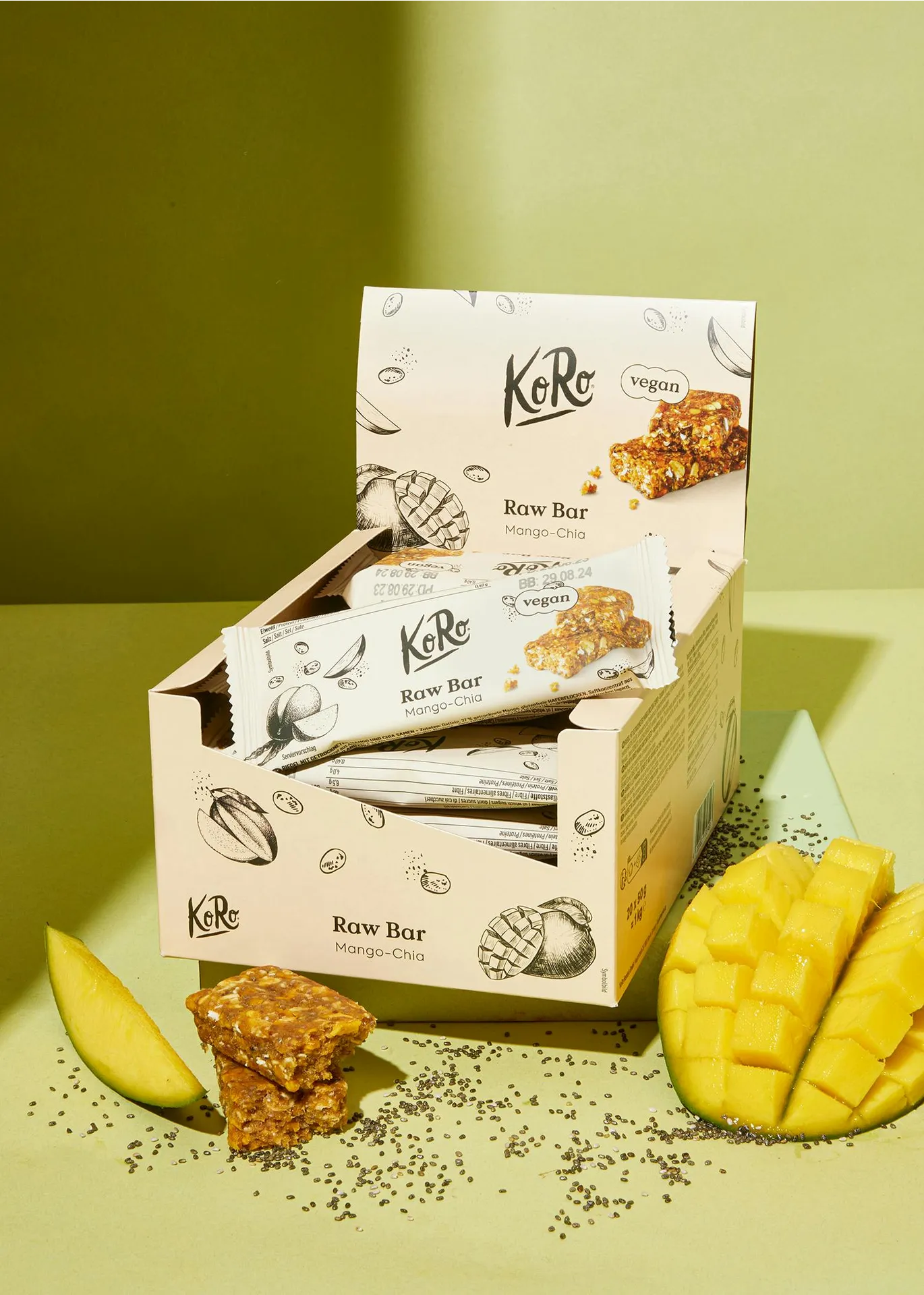 Raw Bar Mango-Chia 20 x 50 g Raw Bar Mango-Chia 20 x 50 g