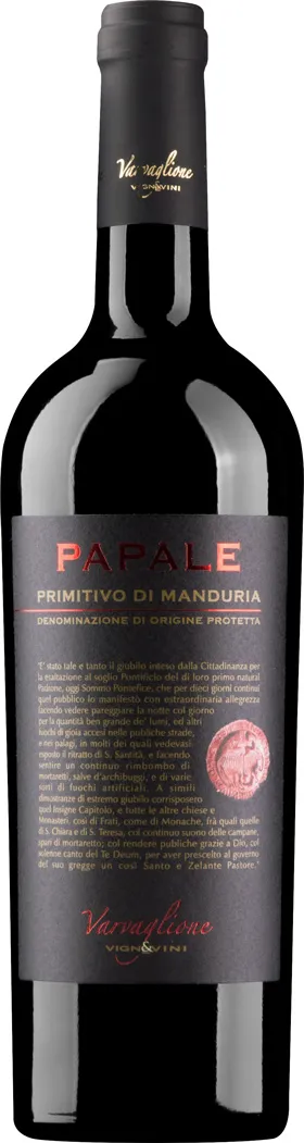 Varvaglione Papale Primitivo di Manduria DOP Varvaglione Papale Primitivo di Manduria DOP