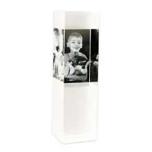 Leuchtstele für Tierfreunde mit individuellem Glasfoto in 3D Optik Leuchtstele für Tierfreunde mit individuellem Glasfoto in 3D Optik