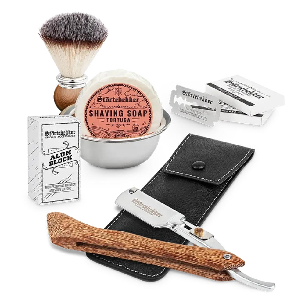 Störtebekker Rasierset - Rasiermesser %27Heartwood%27 Störtebekker Rasierset - Rasiermesser %27Heartwood%27
