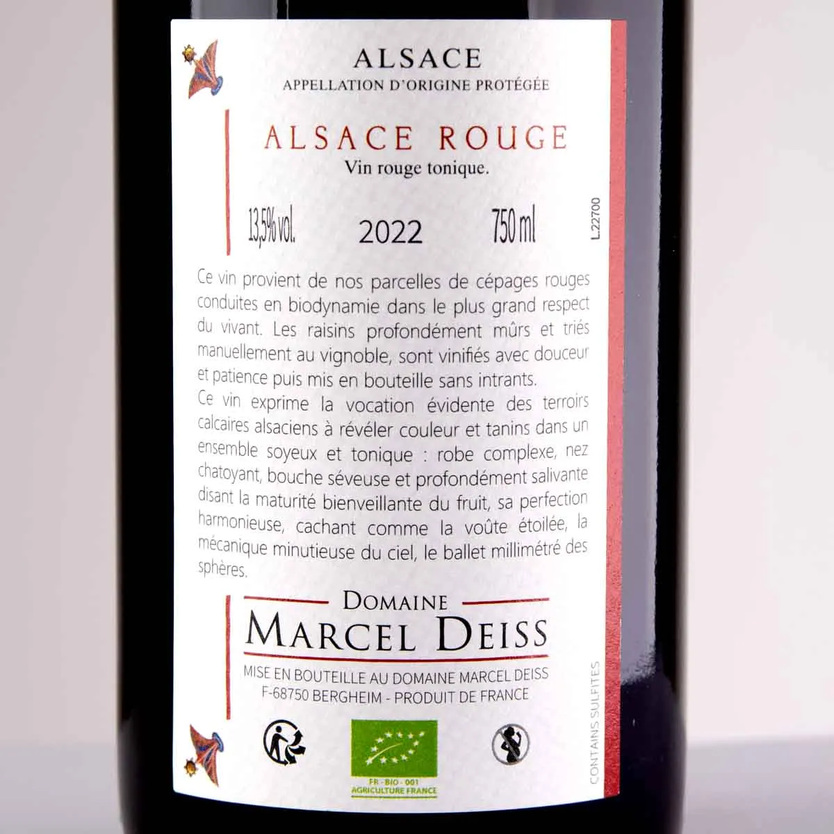 Marcel Deiss Alsace Rouge – Bild 2