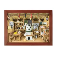 3D-Wandbild Berghütte 3D-Wandbild Berghütte