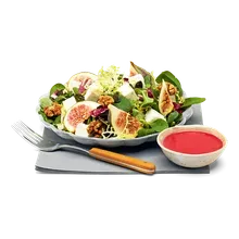Blattsalat mit Schafskäse und Feige Blattsalat mit Schafskäse und Feige