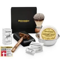 Störtebekker Rasierset - Rasierhobel %27Hamburg%27 Rosé - Gold Störtebekker Rasierset - Rasierhobel %27Hamburg%27 Rosé - Gold