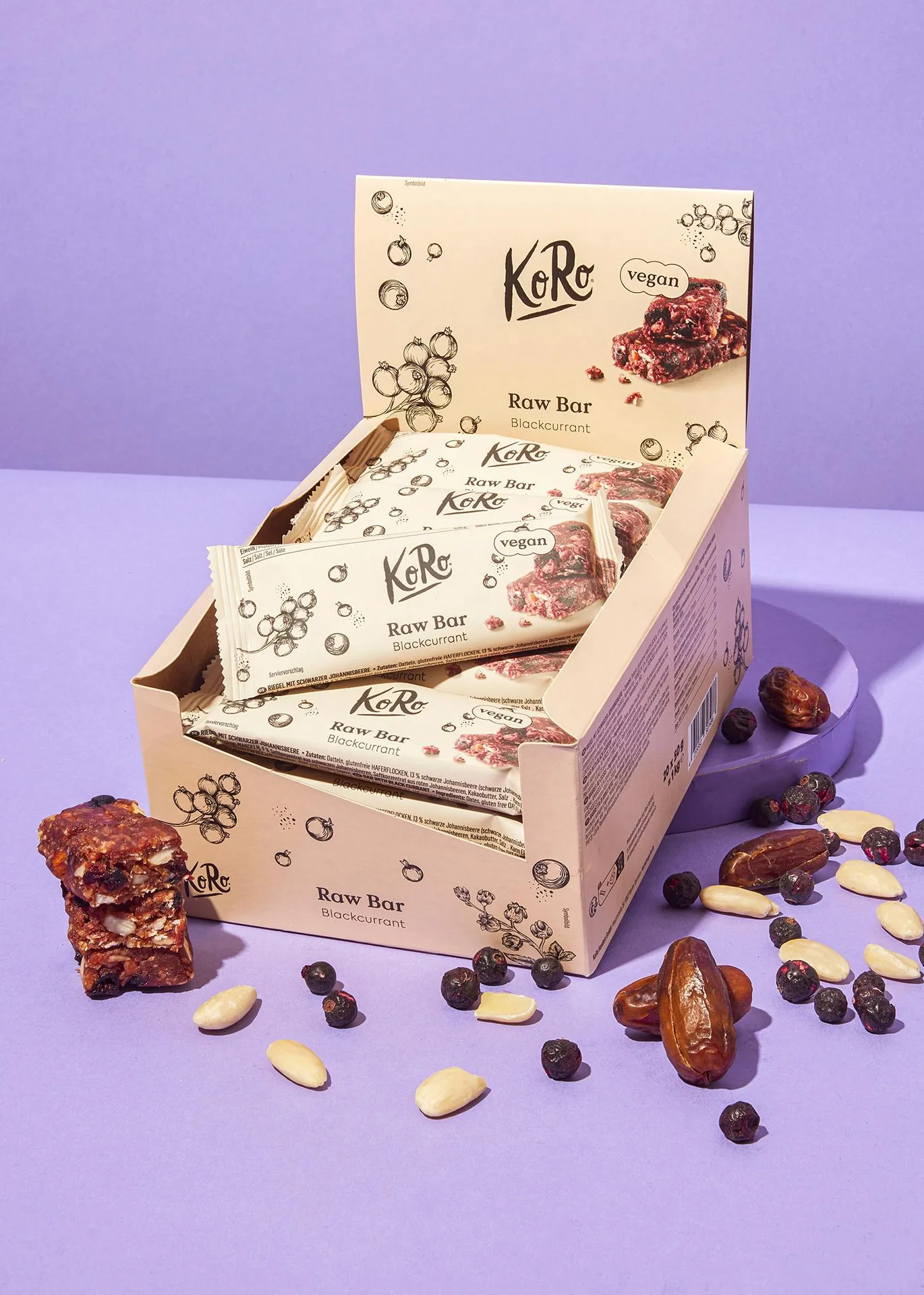 Raw Bar Blackcurrant 20 x 50 g Raw Bar Blackcurrant 20 x 50 g