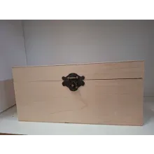 Holzkiste mit Klappdeckel Holzkiste mit Klappdeckel