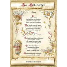 Urkunde zur Silberhochzeit Urkunde zur Silberhochzeit